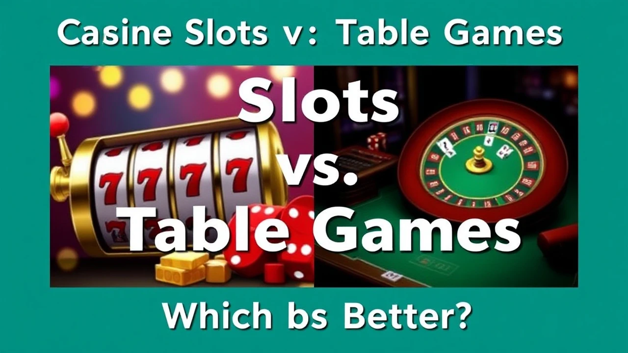 Casino Slots vs. Table Games: Which is Better?